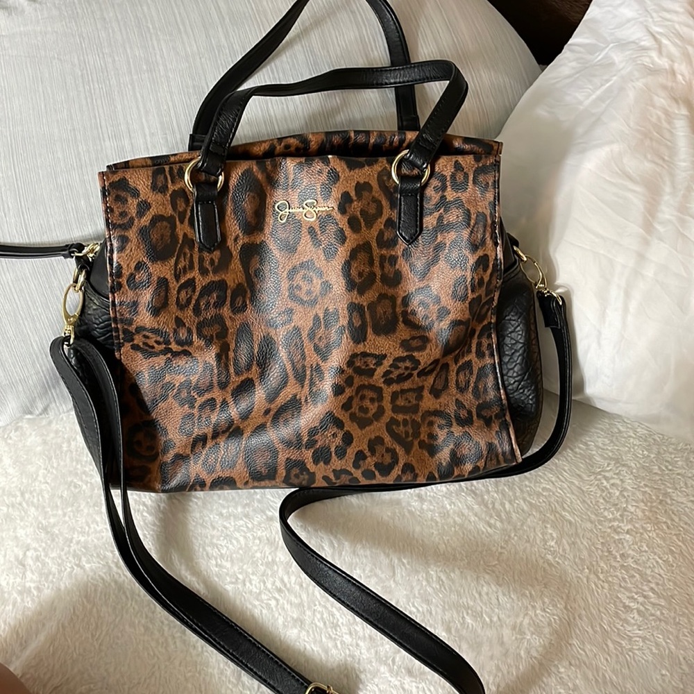 JESSICA SIMPSON Cheetah tote/crossbody